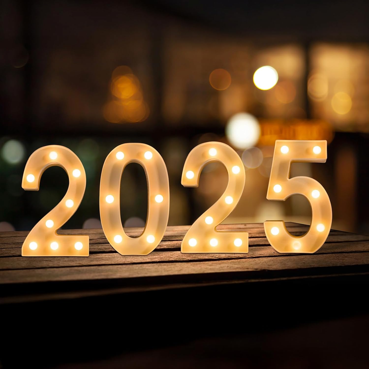 Foaky Decorative Led Marquee Light Up Number, Marquee Light Up Number Sign for Night Light Wedding Birthday Party Christmas Home Bar Decoration Number(0)