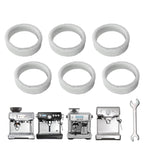 6-Piece Felt Washer Replacement for Breville Espresso Machine Grinders - Compatible with BES870/BES878/BES880/BES980/BCG820 Models, Espresso Grinder Felt Ring Eiranoly