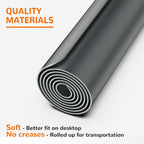 Warome Silicone Mat, 47"x 23" Silicone Mats for Kitchen Counter, Nonslip Heat Resistant Mat, Extra Large Kitchen Counter Mat, Countertop Protector for Craft, No Creases-Gray