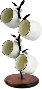 Coffee Mug Tree, Mug Holder for Countertop, Cups Storage Rack, Mugs Stand for Coffee Bar Decor & Home Kitchen Organizer