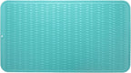 Silicone Dish Drying Mat for Multiple Usage,Easy clean,Eco-friendly,Heat-resistant Silicone Mat for Kitchen Counter or Sink,Refrigerator or Drawer Liner Mint 4XL 32 inches x 18 inches