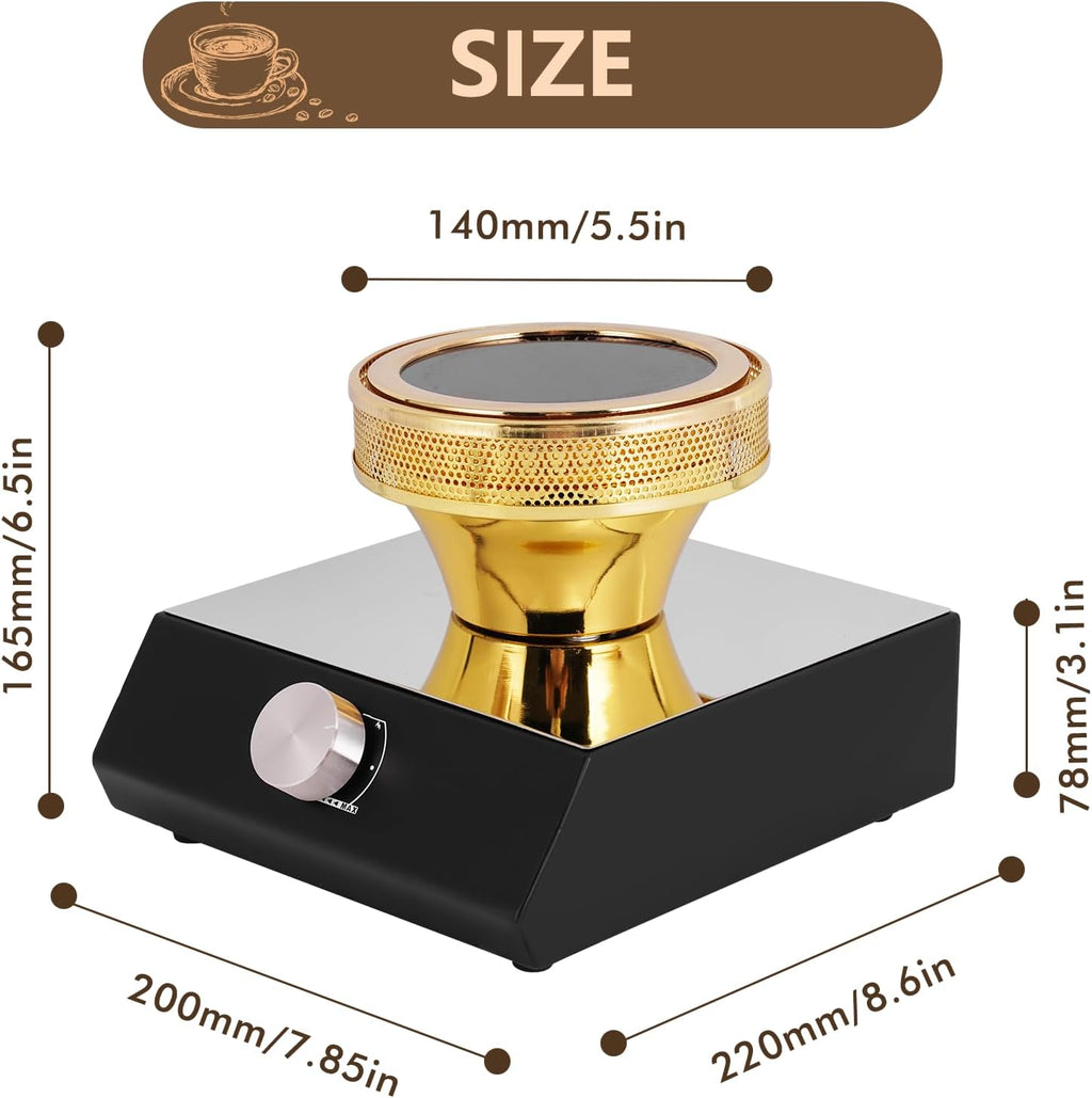 YUCHENGTECH Halogen Beam Heater Burner Smart Siphon Beam Heater for Hario Yama Syphon Coffee Maker (Upgrade 110-120V) (110V)