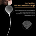 MHW-3BOMBER Milk Frothing Pitcher 16.9oz/500ml Espresso Steaming Pitcher Stainless Steel Frothing Cup Capuccino Latte Art Pitcher, Green P5029-OS