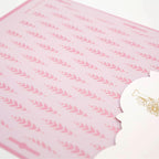 Cake Decorating Stencil for Tall Buttercream Cake, Royal Icing, Ganache, Paint, Airbrush (ARRO)