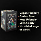 Bones Coffee Company Flavored Coffee Bones Cups Salty Siren Caramel Chocolate | 12ct Single-Serve Coffee Pods Compatible with Keurig 1.0 & 2.0 Keurig Coffee Maker