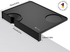 Tamping Mat for Espresso Machine - Non-slip Tamper Station for the countertop - Barista Accessories with notch for the Portafilter - Table edge protection Tamp Mat