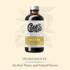 Cook's, Banana Flavoring for Baking, Candies, Beverages and Ice Cream, 8 oz