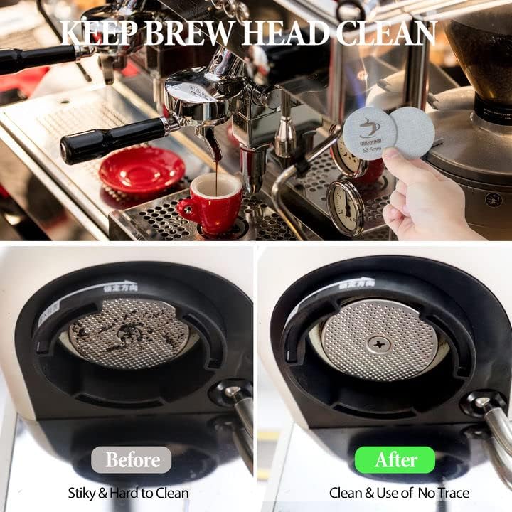 Puck Screen 51mm - Reusable Espresso Puck Screen, 316 Stainless Steel Coffee Filter Mesh Screen for Espresso Portafilter,Coffee Products,Perfect Tool to Better Shot and Keep Shower Head Clean