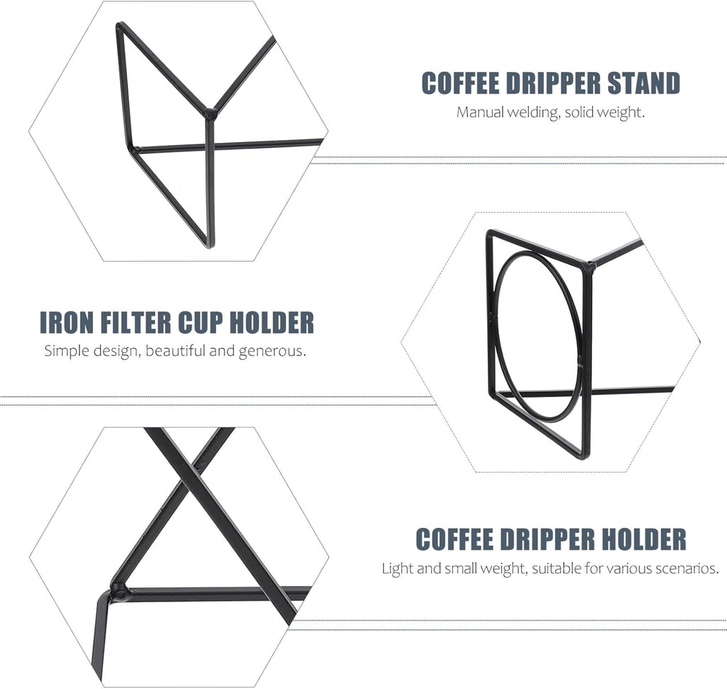 Pour Over Dripper Stand Manual Coffee Filter Maker Pour Over Coffee Holder Filter Cup Holder Tea Strainer Stand for Coffee Beer Drink Maker