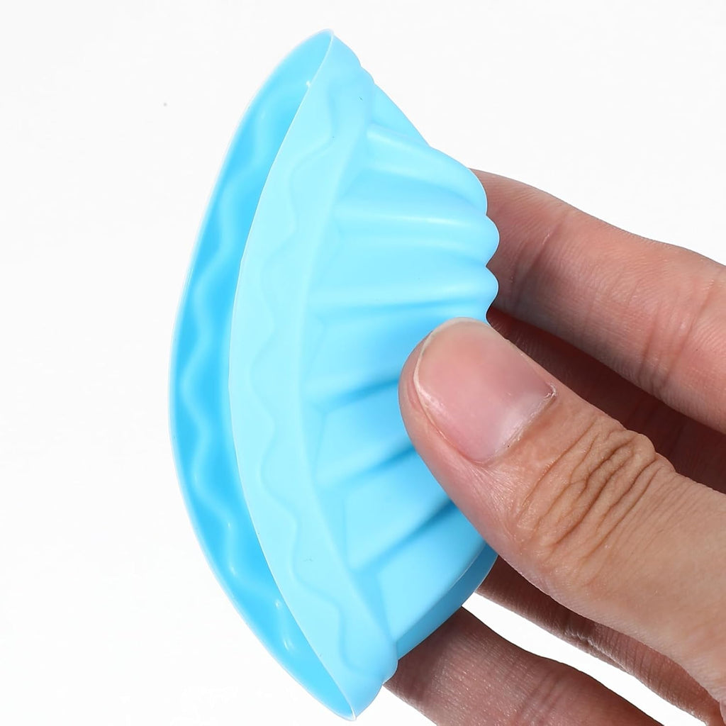 48Pcs Silicone Baking Cups, Non-stick 4 Shape Baking Molds, Heat Resistant and Resuable Mini Silicone Muffin Cups for Muffins, Jelly and Cake Baking