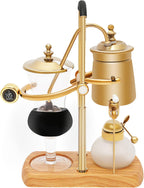 Belgian/Belgium Luxury Royal Family Balance Syphon Coffee Maker, Elegant Design Retro-Style Siphon Brewer