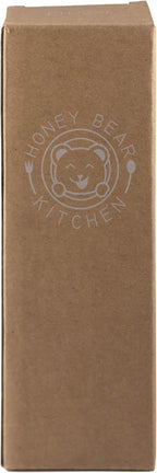 Honey Bear Kitchen 1/4 Cup 60 ml Leave-in Measuring Scoop Cups v2, Polished Stainless Steel (Set of 2)