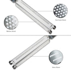 3 in 1 Cheese Grater Zester Citrus Lemon 304 Stainless Steel Zester Versatile Sharp Tool for Parmesan Cheese Ginger Garlic Nutmeg Chocolate Vegetables Fruits 15''