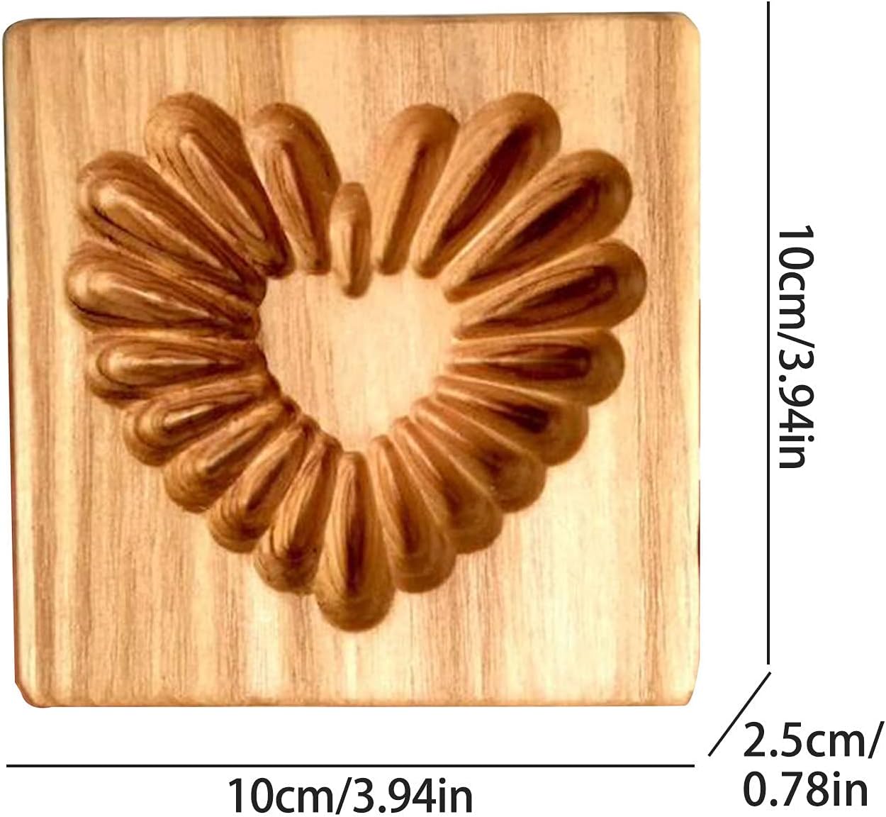 Wooden Cookie Biscuit Mold, 3D Baking Mold, Embossing Craft Decorating Baking Tool, Suitable for Halloween Thanksgiving Christmas Kitchen DIY (Cookies-A-2PCS)