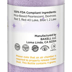 Bakell - Soft Purple Tinker Dust (4g, 1x Mini Spray Pump) Edible Glitter for Food, Desserts, and Beverages!