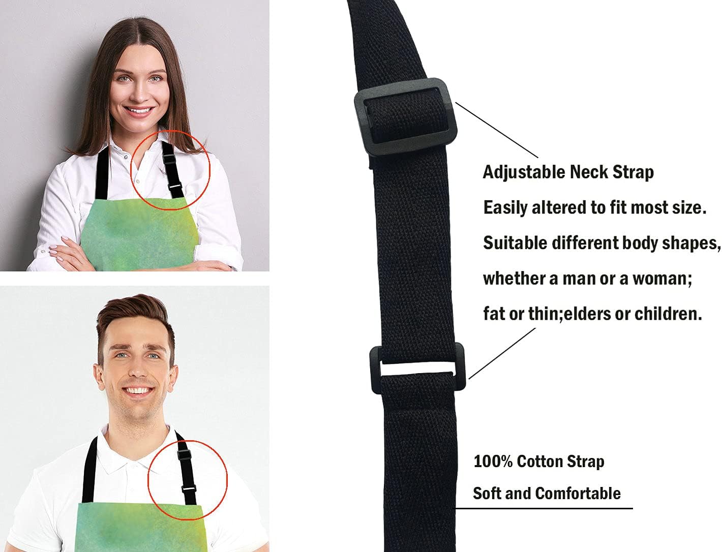 Colorful Spring Petal Flowers Bib Apron with Adjustable Neck for Men Women,Suitable for Home Kitchen Cooking Waitress Chef Grill Bistro Baking BBQ Cobbler Apron