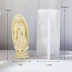 Girl Sister Angel & Mary Resin Casting Molds - Silicone 3D Animal Molds for Candle Making & Home Decor