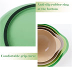 BoxedHome Classic Mixing Bowl Set, BPA Free Plastic, Microwave and Dishwasher Safe, 4.5 quarts (Sage)