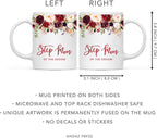 Andaz Press 11oz. Wedding Ceramic Coffee Tea Mug Gift, Fall Autumn Marsala Burgundy Flowers Roses Florals, Step Mom of the Groom, 1-Pack, Includes Gift Box