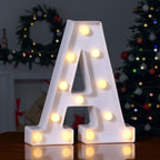 Foaky Light Up Letters,Marquee Letters,Engagement Party Decorations Letter Lights Sign for Night Light Wedding Birthday Party Christmas Lamp Home Bar Decoration (A)