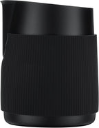 Normcore Handleless Milk Pitcher with Sharp Spout, Espresso Steaming Pitcher, 18/8 Stainless Steel Milk Frothing Jug, Black Non-Stick, 20.3 oz (600 ml)