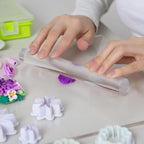 HARFINGTON Acrylic Clay Roller 6 Inch x 1 Inch Solid Non-Stick Plastic Round Tube Roller Polymer Clay Rod Fondant Rolling Pin for Shaping, Sculpting, Modeling DIY Crafts, Transparent