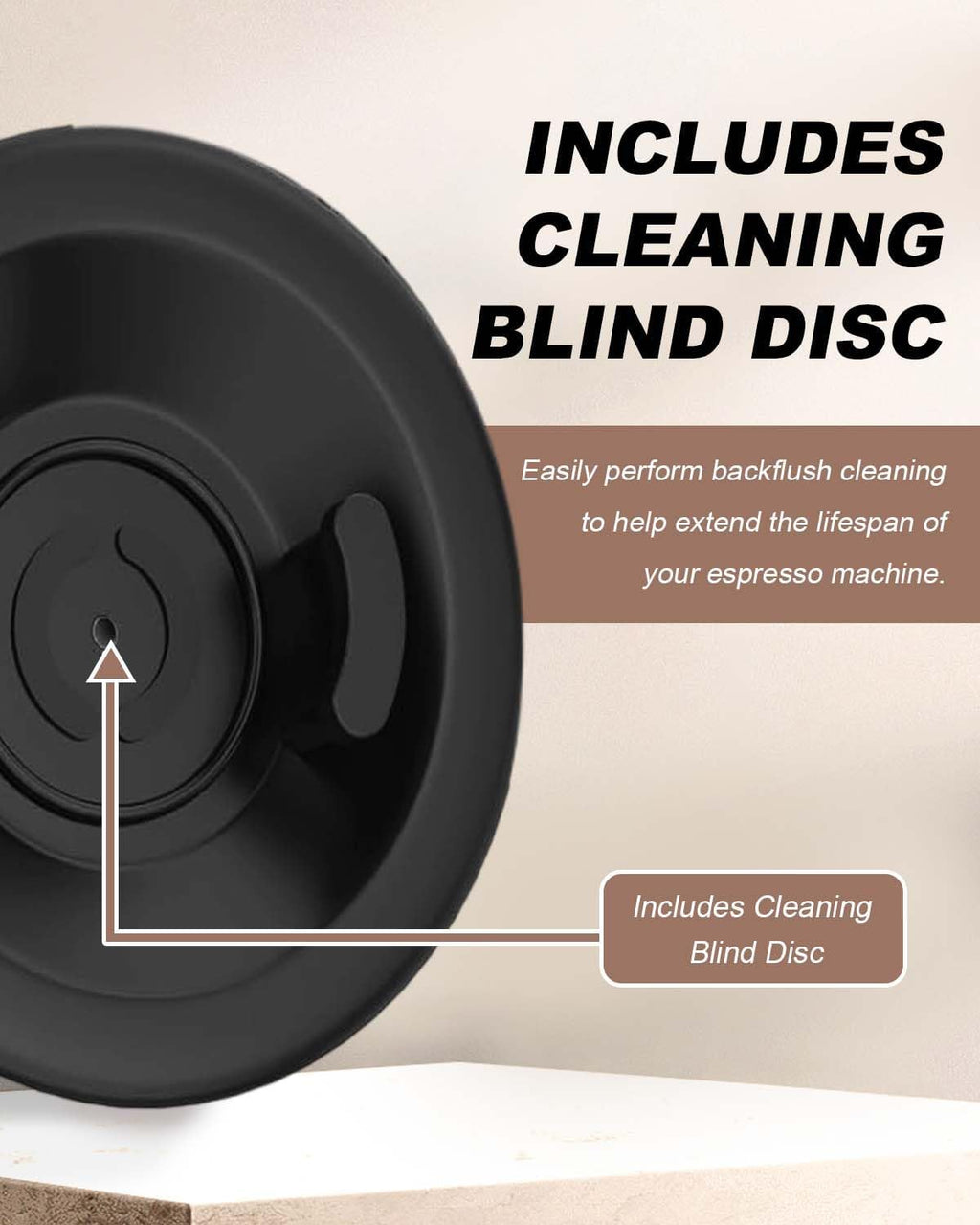 Two Cup Dual Wall Filter, Precision 18-22g Single-Hole Double Shot Basket[1 Pack] – Italian Craftsmanship & Centered Flow – Fits 54mm Breville/Sage: Bambino, Bambino Plus, Barista Express