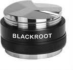 BLACKROOT 51mm Precision Coffee Distributor and Tamper, Dual Head Leveler Tool with Adjustable Depth for Consistent Espresso Puck Prep, Fits 51mm Portafilters