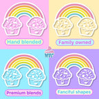 Manvscakes Sprinkles- Edible Cake and Cupcake Sprinkles with Assorted Shapes and Sizes for Parties, Metallic Sprinkle Mix for Cookies, Ice Cream, Cake and Cupcake Decorating, 4 oz (Primary)