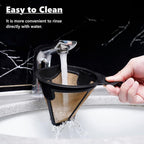 CM300 Coffee Filter Basket for Ninja,Reusable Permanent Coffee Pot Replacement for Ninja Coffee Maker CM300, CM305, CM360, CM371, CM400 (1)