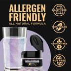 Brew Glitter Iridescent Purple Edible Drink Glitter 1x 4g Jar for Cocktails, Beer, & Beverages