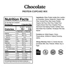 ProDough High Protein- Gluten Free Cupcake Mix, Low Carb, 13g of Protein per Cupcake, No Added Sugars, Keto Friendly, Makes 12, Healthy Dessert (Chocolate)
