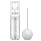 White Edible Glitter Spray - 10g Edible Silver White Cake Glitter Food Grade Silver White Spray Glitter for Chocolate Cocktails Strawberry