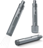 MEION Retractable WDT Espresso Distribution Tool Espresso Stirrer Tools, 0.35mm 6 Needles Coffee Distributor with Extra 6 Replaceable Needles, Espresso Machine Accessories for Barista (Silver, V2)