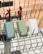 The Silicone Kitchen Silicone Individual Mini Loaf Pans - Reusable, Non-Toxic, BPA Free, Dishwasher Safe, Bento Box Accessories (12 Pack, Navy, White, Blue, Green)