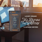 Writer's Tea Save & Close - Nighttime Tea - Chamomile, Lavender, Peppermint, Licorice Root, and Blackberry Leaves Tea Blend - Caffeine Free - 20 Woven Sachets