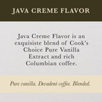 Cook's Java Creme Flavor 16 oz