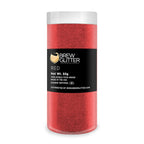Red BREW GLITTER Edible Glitter For Drinks, Cocktails, Beer, Garnish Glitter & Beverages | KOSHER & HALAL Certified | 100% Edible & Food Grade | Vegan, Gluten, Nut Free (50g, Red)