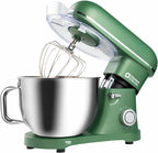 Kitchen in the box Stand Mixer, 900W 8.5QT Kitchen Electric Mixer, 6-Speed Large Capacity Food Mixer for Home Cooks with Egg Whisk, Dough Hook & Flat Beater (Green)
