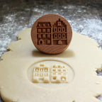 Wood Cookie Stamp, 2.5 Inch (City Street CS-087)