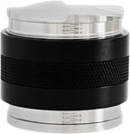 53mm Coffee Distributor & Tamper - Dual Head Adjustable Depth for Breville Barista Pro/Express/Touch - 304 Stainless Steel Compatible with 54mm Bottomless Portafilter, Black