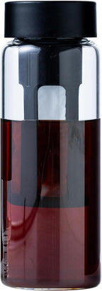 19oz Cold Brew Bottle, Cold Brew Maker with Removable Filter, BPA - Free Portable Cold Brew Tea Bottle for Iced Tea, Cold Brew & Fruit Infusion (Black)