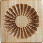 Wooden Cookie Biscuit Mold, 3D Baking Mold, Embossing Craft Decorating Baking Tool, Suitable for Halloween Thanksgiving Christmas Kitchen DIY (Shape C 10 * 10 * 2)