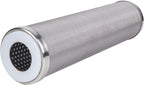 Amwater Stainless Steel Cleanable Wire Mesh Filter Cartridge 10”Length,2.5"OD(100 Micron)