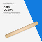 Frieling Crafted in the USA Maple Rolling Pin - Classic Baker Straight - 2-Inch by 18.5-Inch - Precision Wooden Rolling Pin - Pizza Dough Roller