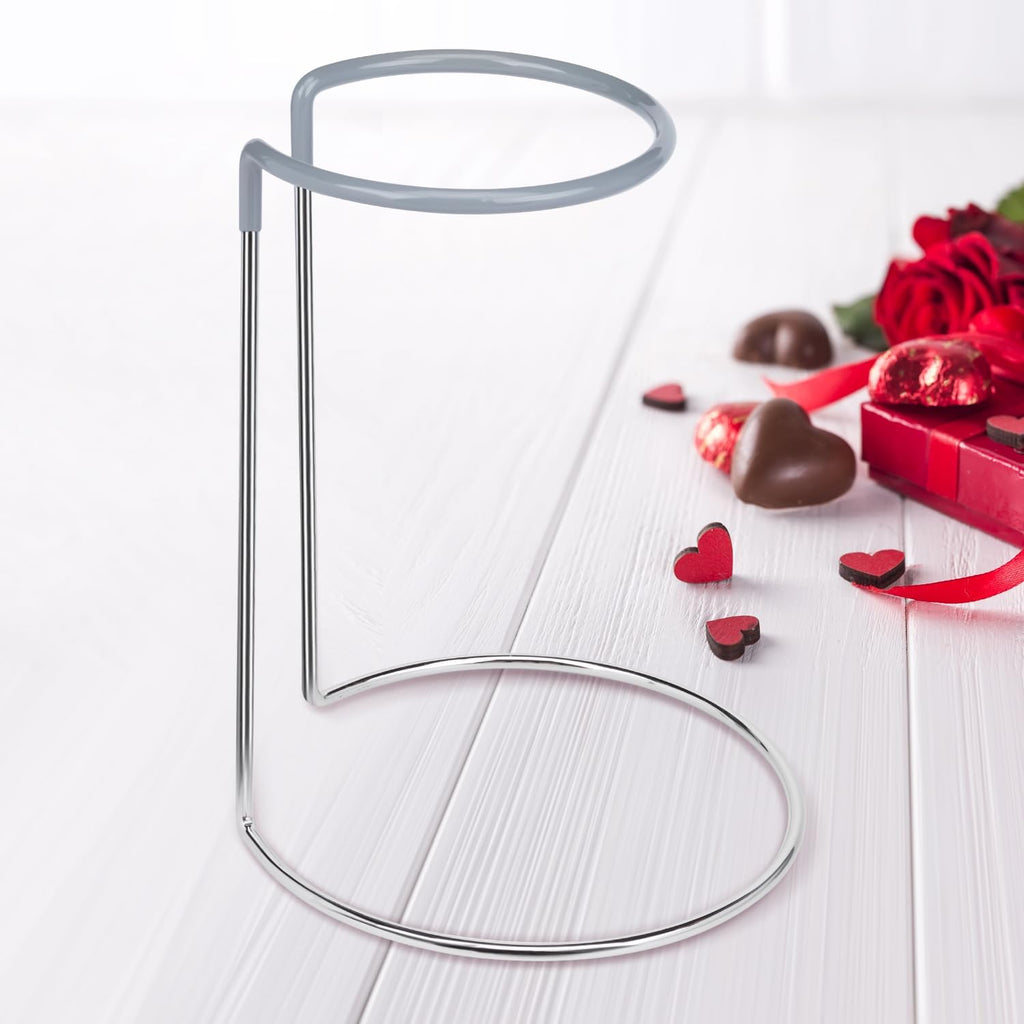 Wine Decanter Drying Stand with Rubber Coated Top to Prevent Scratches, Wine Decanter Drying Rack for Standard and Large Wine Decanters, Wine Decanter NOT Included, (with Cleaning Brush)