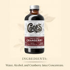 Cook's, Cranberry Extract for Breads, Muffins, Jellies, Jams, Sauces, Beverages, 4 oz
