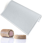 TUKE 3D Cake Lace Mold Stripe Lace Mat Embosser Texture Silicone Mould Fondant Chocolate Stencil Border Bakeware Cake Decorating (A_ Stripe)