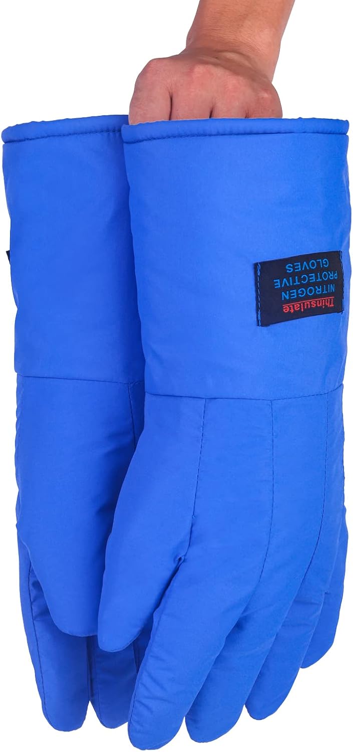 Cryogenic Gloves Low Temperature LN2 Liquid Nitrogen Protective Gloves Cold Storage Safety Frozen Gloves-