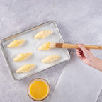 Restaurantware-Pastry Tek 1 Boar Bristles Pastry Brush, 11.8 Inches Buttering Tool â€“ Hardwood Handle, Built-In Hanging Hole, Wood Basting Applicator, Sturdy Ferrule, For Glazing And Basting